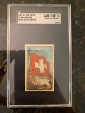 1887 Allen & Ginter Flags Of All Nations N9 SWITZERLAND........SGC AUTHENTIC picture