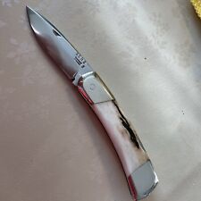 Authentic Ralph Bone Single Blade Folding Knife - VERY RARE Excellent Condition picture