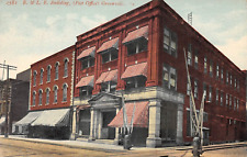 B. & L. E. Building (Post Office) Greenville Pennsylvania 1914 RPO Postcard picture