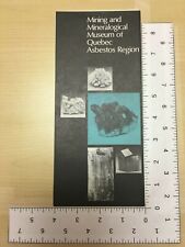 Vintage Brochure Mining and Mineralogical Museum of Quebec Asbestos Region picture