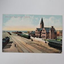 Union Pacific Depot Cheyenne Wyoming WY Passenger Train Station Vintage Postcard picture