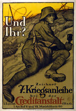 WA62 Vintage WWI Austrian Austria War Loans Fund Raising Poster WW1 A1 A2 A3 picture