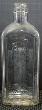 FURST-MCNESS CO. FREEPORT,  ILL. USA SCREW TOP EMBOSSED MEDICINE BOTTLE v1920'S picture