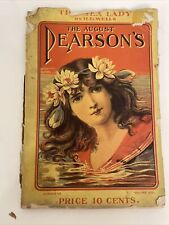 The Pearson's Vintage Magazine 1901 Sea  August The Sea Lady by H G Wells picture