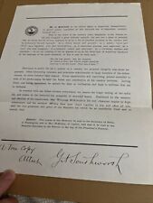 Antique 1901 Somerville MA Board Resolution on President McKinley Assassination picture