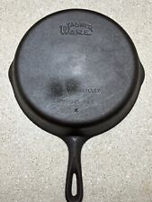 Vintage #8 K Wagner Ware Stylized Cast Iron 10 1/2