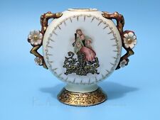 Martial Redon Limoges Victorian Style French Vase Marked MR EAM 1891 (Damaged) picture