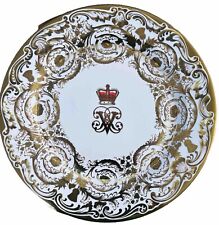 👑ROYAL COLLECTION ENGLAND COMMEMORATIVE TIN PLATE (VICTORIA & ALBERT PLATE) picture