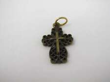 Christian Cross Pendant: Small Open Curled Design picture