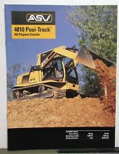 2000 ASV Posi-Track 4810 All Purpose Crawler Construction Sales Brochure picture