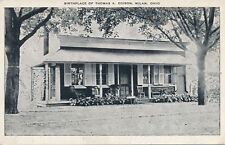 MILAN OH - Thomas A. Edison Birthplace Postcard - 1943 picture