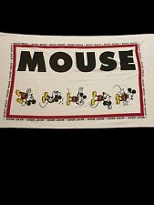Vintage Disney Channel Mickey Mouse Beach Towel  34”x57” Fast Shipping picture