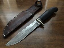 Very Rare Vintage Morseth Brusletto Geilo Fixed blade Knife Hunter picture
