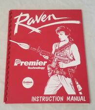 Gottlieb Premier Raven Pinball Machine Original Manual Schematics NOS  picture