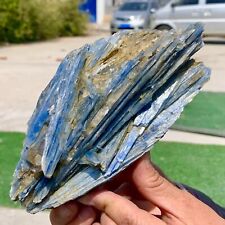 2.16LB Rare Natural beautiful Blue KYANITE with Quartz Crystal Specimen Rough picture
