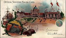 1901 PAN AMERICAN EXPOSITION BUFFALO GOVERNMENT BUILDING MAILING CARD 25-244 picture