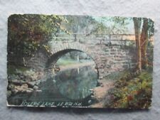 Antique Lovers' Lane, LeRoy, New York Postcard 1912 picture