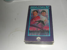 collect Vintage STAR TREK vhs tapes-STAR TREK 4 and 5-used condition/playable picture