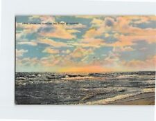 Postcard Sparkling Surf on the Coast of Sunrise picture