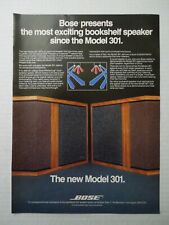 1979 BOSE Model 301 Bookshelf Speaker Magazine Ad picture