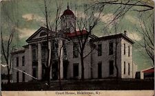 1909 HENDERSON KENTUCKY COURT HOUSE FLAG CANCEL POSTCARD 25-142 picture