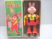 Horikawa Toys GOGO Rabbit Tin Figure Showa Retro Very Rare picture