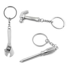 3 Pieces Metal Mini Hand Tools Keychain Mini Hardware Tool Key Chains Pretend... picture