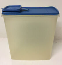 Tupperware Large Cereal Keeper 1588-7 With Blue Lid 1589-7 picture