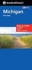 Rand Mcnally Easy to Fold: Michigan State Laminated Map - NEW picture