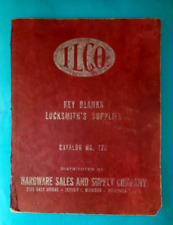 VINTAGE ILCO KEY BLANKS LOCKSMITH'S SUPPLIES - CATALOG NO. 12A - 1947 PAPERBACK picture