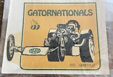 Vintage Nhra Drag Racing Water Decal 1970 Gator Nationals picture