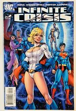 Infinite Crisis #2 2006 George Perez Signed Unread NM/NM+ Power Girl Lee Variant picture