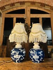 Antique Pair Of 19th C Chinese Ginger Jar Table Lamps picture