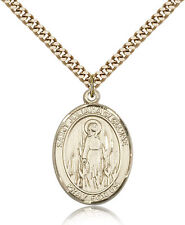 Saint Juliana Medal For Men - Gold Filled Necklace On 24 Chain - 30 Day Mone... picture