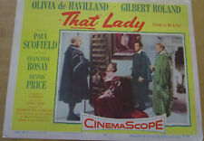 Olivia de Haviland Gilbert Roland That Lady Lobby Card 1956 Great picture