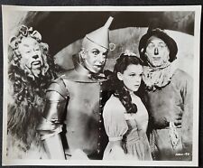 1939 Wizard Of Oz Garland Bolger Lahr Haley MGM Press 8x10 Gelatin Silver Photo picture