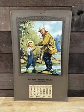 Vintage 1933 Pal-Birn Laundry Co. Calendar “Shady Business” Signed picture
