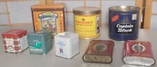 Lot of 8 Tobacco Tins Prince Albert Kentucky Club Continental Cubes Troost Vtg picture