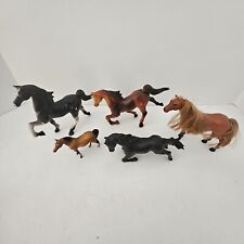 Vintage 1975 Imperial / Bryer Lot Of 5 Plastic Horse Figurine Hong Kong/China picture