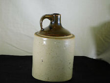 Antique Americana c1800's Salt Glazed Stoneware Crock MoonShine Jug picture