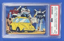 1985 Hasbro Transformers SMALL-SCALE OPERATION card #84 🟡 PSA 9 Mint picture