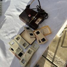 VINTAGE 1950’s Kodaslide Stereo Viewer 2 With Slides WORKING picture
