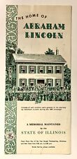 BROCHURE: 1955 - Home of ABRAHAM LINCOLN - Illinois State Park - Springfield  picture