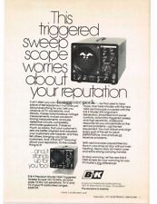 1971  B&K Model 1460 Triggered Sweep Scope Oscilloscope TV Repair Vintage Ad  picture