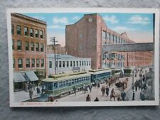 Antique The Noon Rush, Ilion, New York Streetcar Postcard, Remington Arms Plant picture
