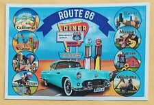 Postcard U.S.A.: Classic Cars. Route 66  picture