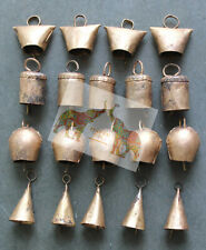 Tin Metal Bells Decorative Home Decor Bronze Vintage Collectibles Bells 20 Pcs picture