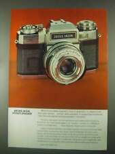 1967 Zeiss Ikon Contaflex Super B.C. Camera Ad picture