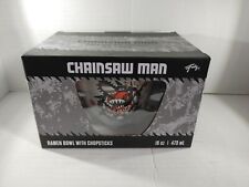 Funky Chainsaw Man Ramen 16oz Bowl & Chopsticks NEW  picture