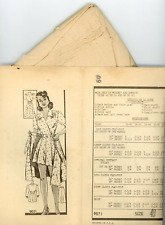 Vintage Playsuit and Skirt Size 12 UNCUT Pattern 1940s mailorder Anne Adams 9071 picture